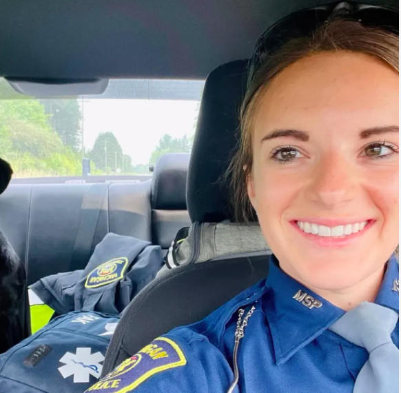 https://petrescuereport.com/2023/michigan-state-police-trooper-adopts-stray-dog-she-rescued-making-our-hearts-smile/