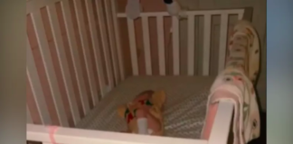 Surprise at 3 A.M. on Baby's Changing Table