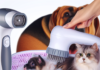 pet Bathing Scrubber with Shampoo Dispenser – Grooming Brush for Cats & Dogs pet grooming tool