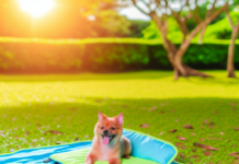 Soft Cooling Dog Mat – Breathable & Foldable Summer Bed for Pets puppy cushion