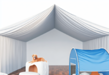 Washable Winter Dog Kennel – Soft Dog Bed Tent for Indoor Comfort dogs supplies