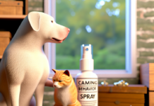 Relaxing Scent for Calmer Behavior in Dogs and Cats pet behavior spray