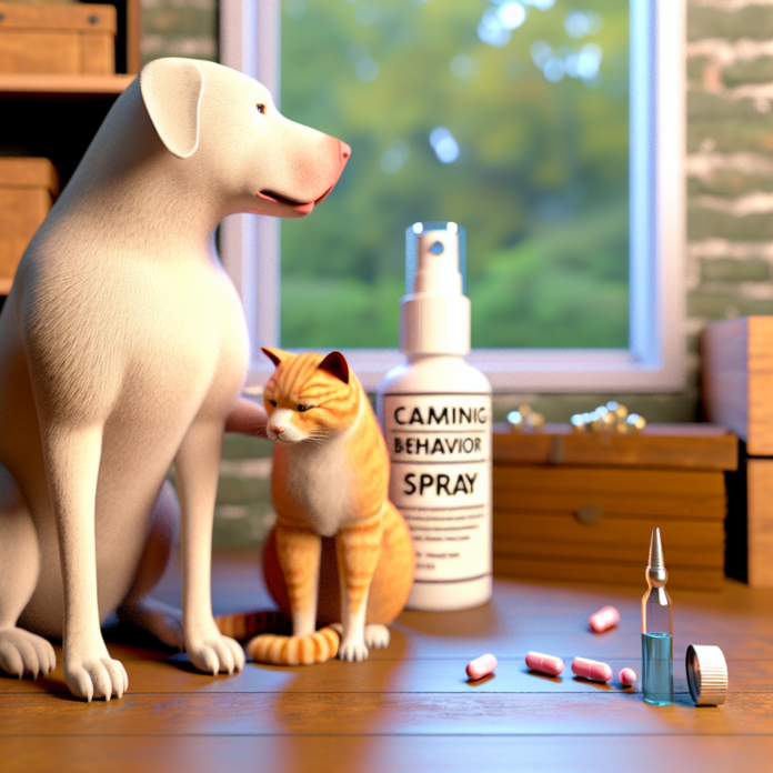 relaxing-scent-for-calmer-behavior-in-dogs-and-cats pet behavior spray