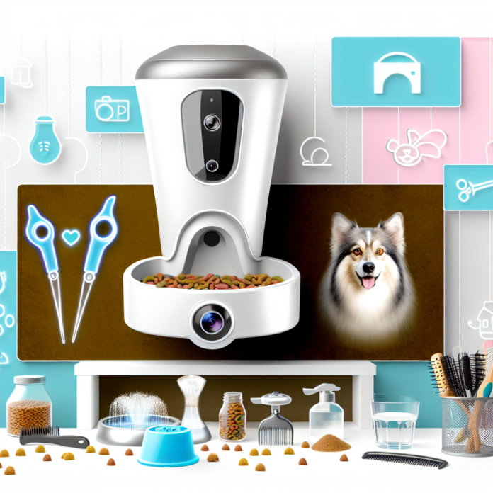 smart-pet-feeder-with-camera-2-in-1-automatic-dog-cat-food-dispenser-water-fountain pet grooming