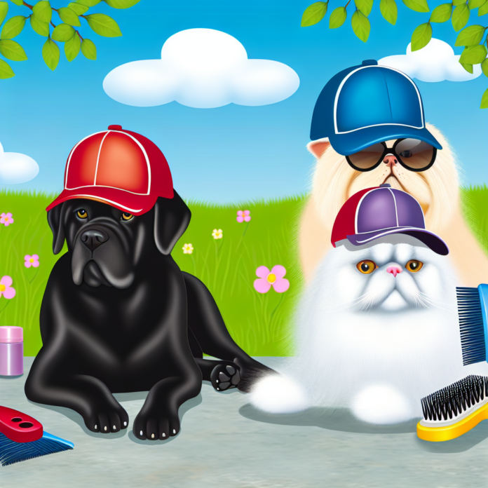 pet-baseball-cap-for-dogs-cats-sunshade-hat-for-outdoor-comfort pet grooming
