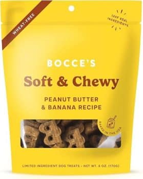 Bocce's Bakery PB & Banana Flavor Soft & Chewy Dog Treats