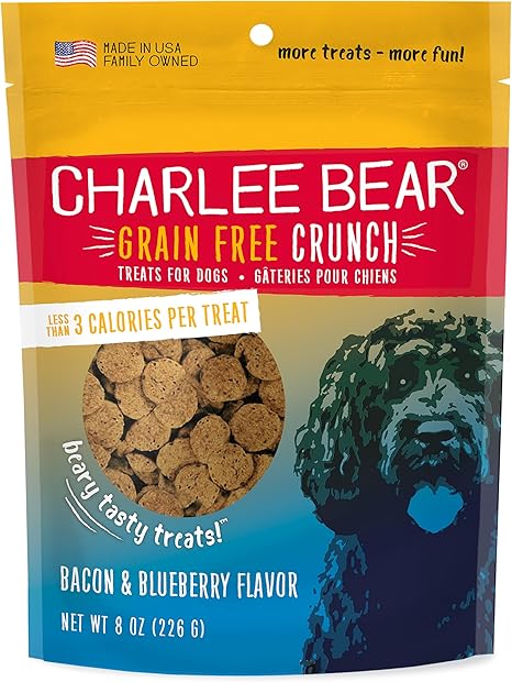 Charlee Bear Grain-Free Bear Crunch Bacon & Blueberry Flavor
