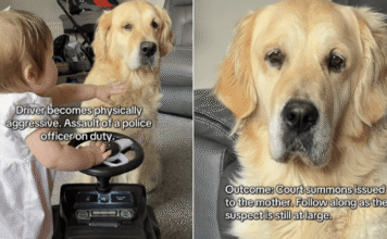 Golden Retriever’s Protective Instincts Kick in as Toddler Plays Like It’s Her Duty Golden Retriever’s Protective Instincts Kick in as Toddler Plays Like It’s Her Duty