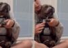 Human Adopts ‘Aggressive’ Shelter Dog on the Clock, Now He Sits in Her Lap Like a Baby Human Adopts ‘Aggressive’ Shelter Dog on the Clock, Now He Sits in Her Lap Like a Baby