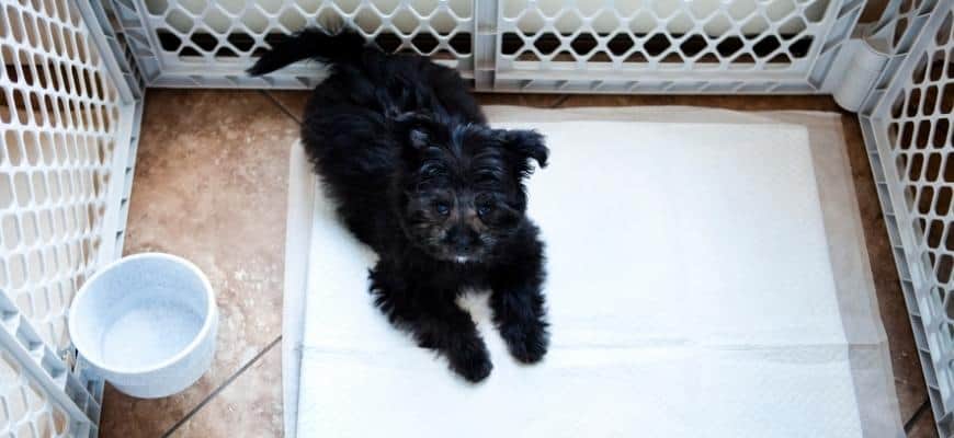 Puppy in a Play Pen