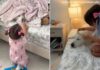 Toddler Refuses To Go To Sleep Without Golden Retriever Like That’s All She Needs Toddler Refuses To Go To Sleep Without Golden Retriever Like That’s All She Needs