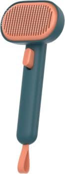 aumuca Self Cleaning Slicker Brush, Green