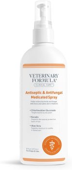 Veterinary Formula Clinical Care Antiseptic and Antifungal Medicated Spray for Dogs & Cats