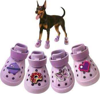 Dog Shoes,Non-Slip Waterproof Sandals