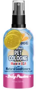 Bohdi was the best smelling dog perfume of those we reviewed.