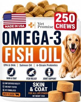  Omega 3 for Dogs - 250 Chews