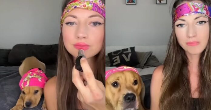 Dog-Never-Outgrows-the-Kiss-He-Learned-to-Give-During.jpg Dog Never Outgrows the Kiss He Learned to Give During Mom’s Lipstick Routine